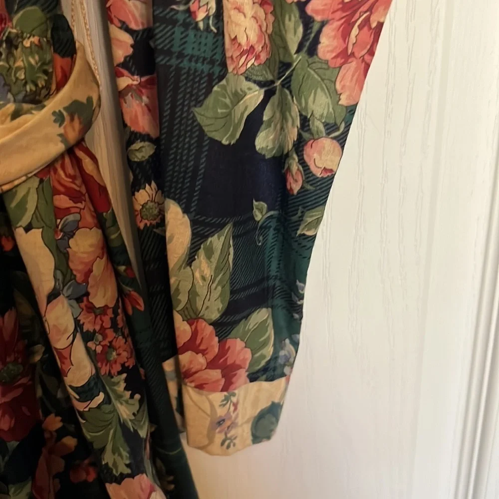 Jinelle girls vintage holiday dress . Lace collar ruffle sash sz8